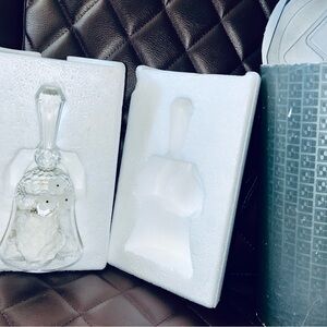 ⭐️Austrian Crystal Bell made & packaged secure by Swarovski with Floral Design